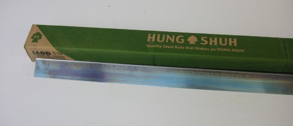 Precio bajo Tai Wan Hung Shuh Quality Steel Rule