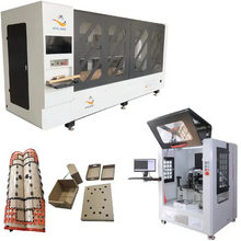 Enrutador rotatorio del CNC de la máquina troqueladora rotatoria del cartón corrugado